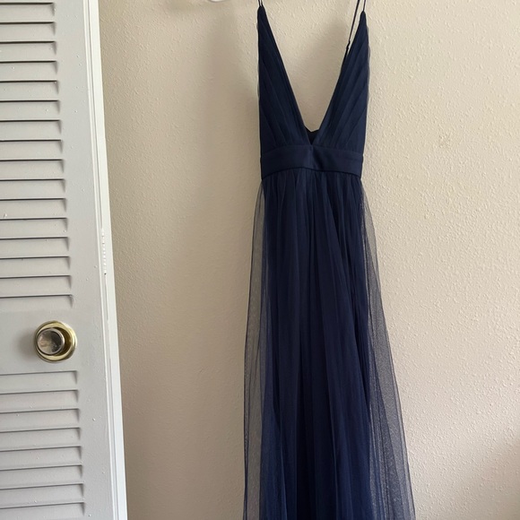 Windsor navy tulle dress, size medium - Picture 4 of 5